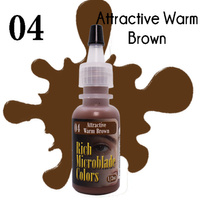 RICH MICROBLADE COLORS, #04 ATTRACTIVE WARM BROWN