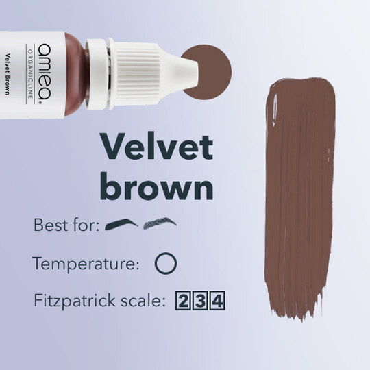 AMIEA, PIGMENT VELVET BROWN 10 ML 